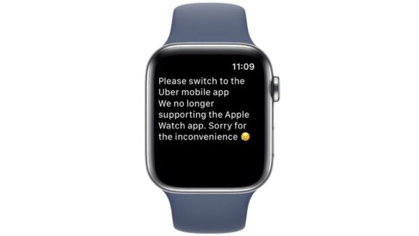 Uber หยุดให้บริการบน Apple Watch แล้ว ให้ใช้แอปบนมือถือแทน